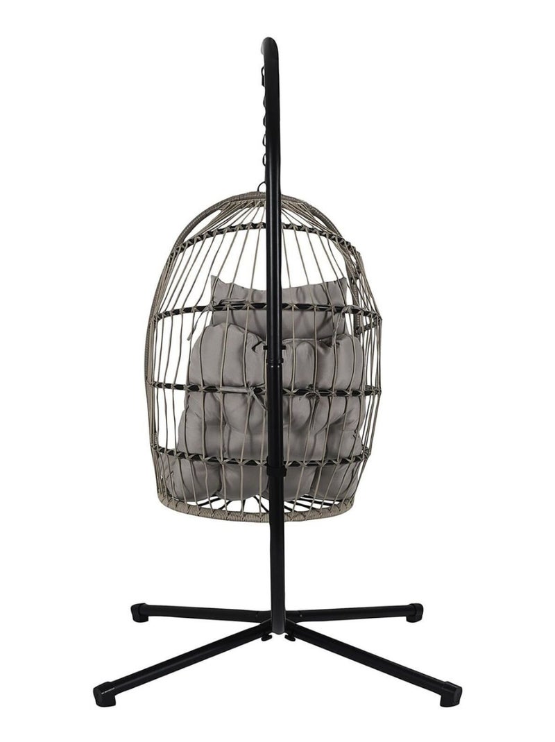 Fauteuil suspendu HANOI Gris foncé - Kiabi