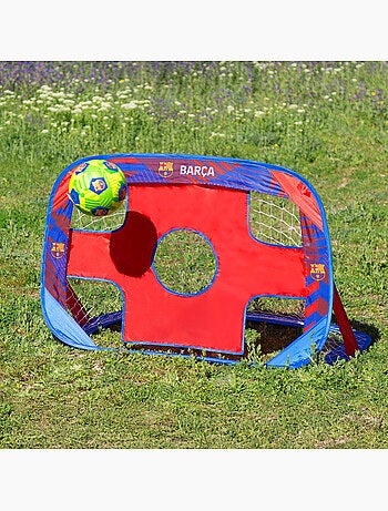 Fc barcelona but pop-up 4 en 1 avec jeu de fléchettes 120x80x80 cm