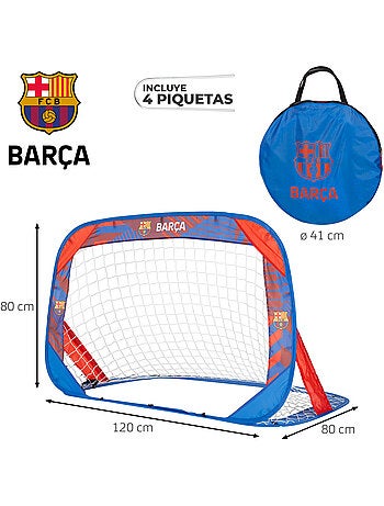 Fc barcelona but pop-up 4 en 1 avec jeu de fléchettes 120x80x80 cm