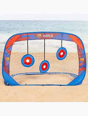 Fc barcelona but pop-up 4 en 1 avec jeu de fléchettes 120x80x80 cm