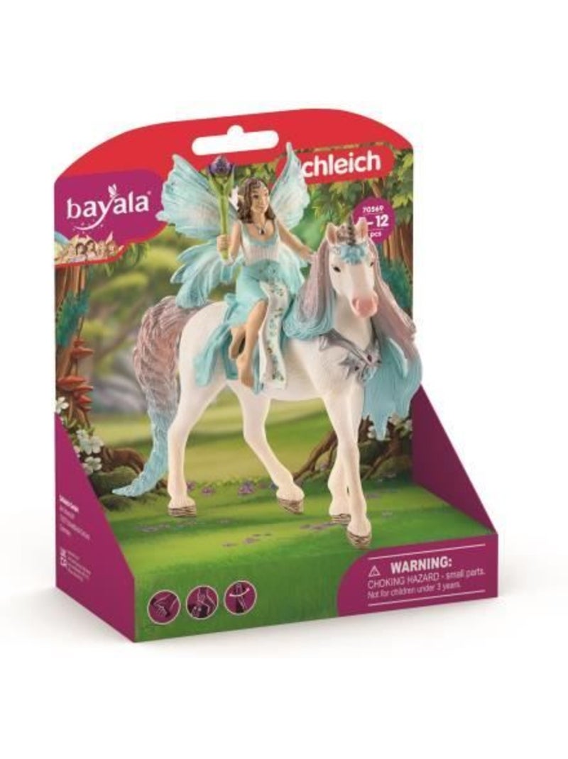 Fée Eyela avec licorne de princesse Bleu - Kiabi