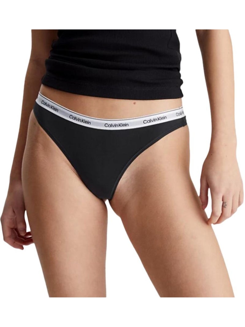 Femme Calvin Klein Thong Noir - Kiabi