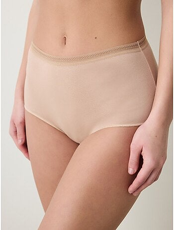 Femme easy trim taille haute en coton penti
