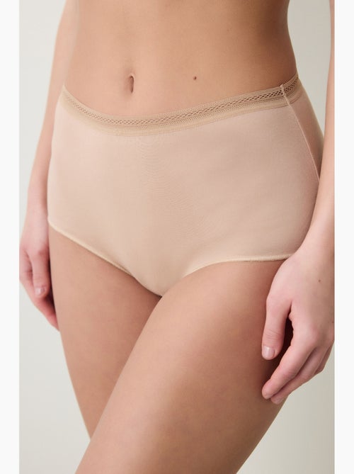 Femme easy trim taille haute en coton penti - Kiabi Femme easy trim taille haute en coton penti - Kiabi