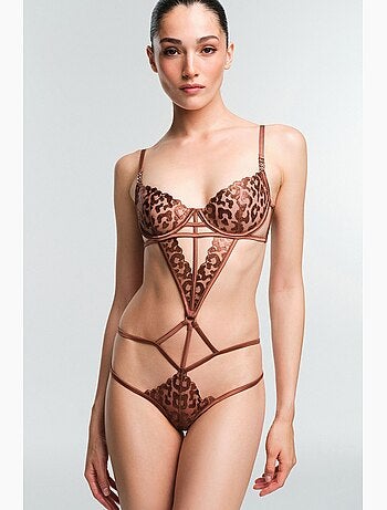 Fera body en dentelle soutien-gorge penti