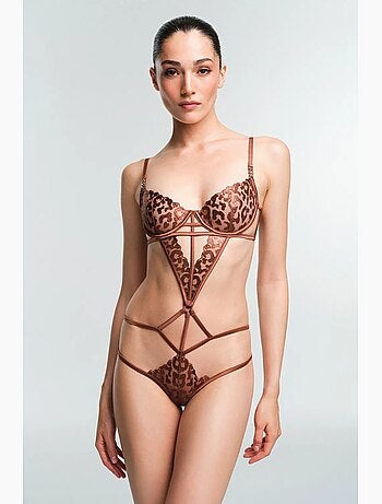 Fera body en dentelle soutien-gorge penti