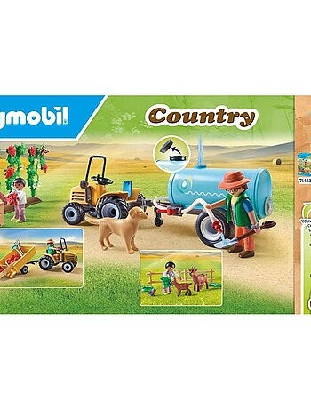 Fermier avec Tracteur et citerne - Country