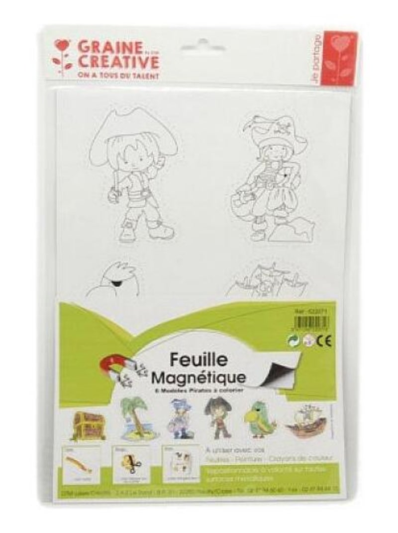 feuille magnetique pirate N/A - Kiabi