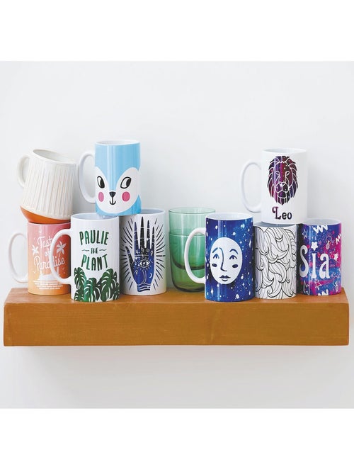 Feuilles De Transfert Pour Mug Press - Splash - Cricut - Kiabi