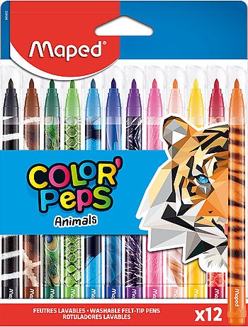 Feutres animals color peps