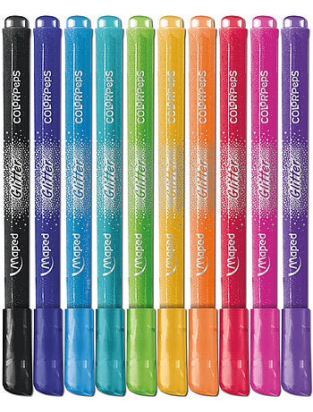 Feutres de coloriage glitter