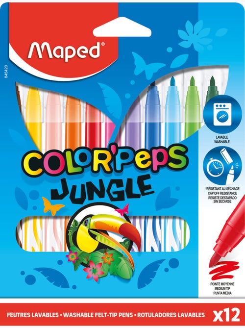 Feutres jungle color peps - Kiabi