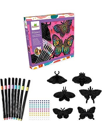 Feutres métallisés Papillons flamboyants