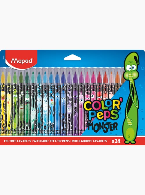 Feutres monster color peps grand format - Kiabi Feutres monster color peps grand format - Kiabi