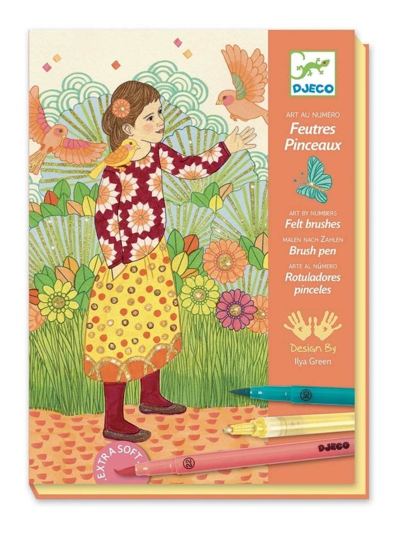 Feutres pinceaux Sous le charme N/A - Kiabi