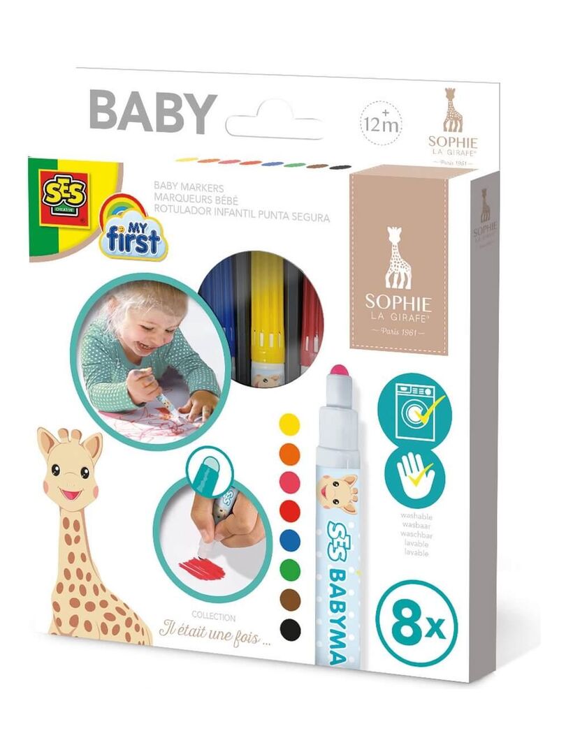 Feutres pour bébé : Sophie la girafe - N/A - Kiabi - 16.50€