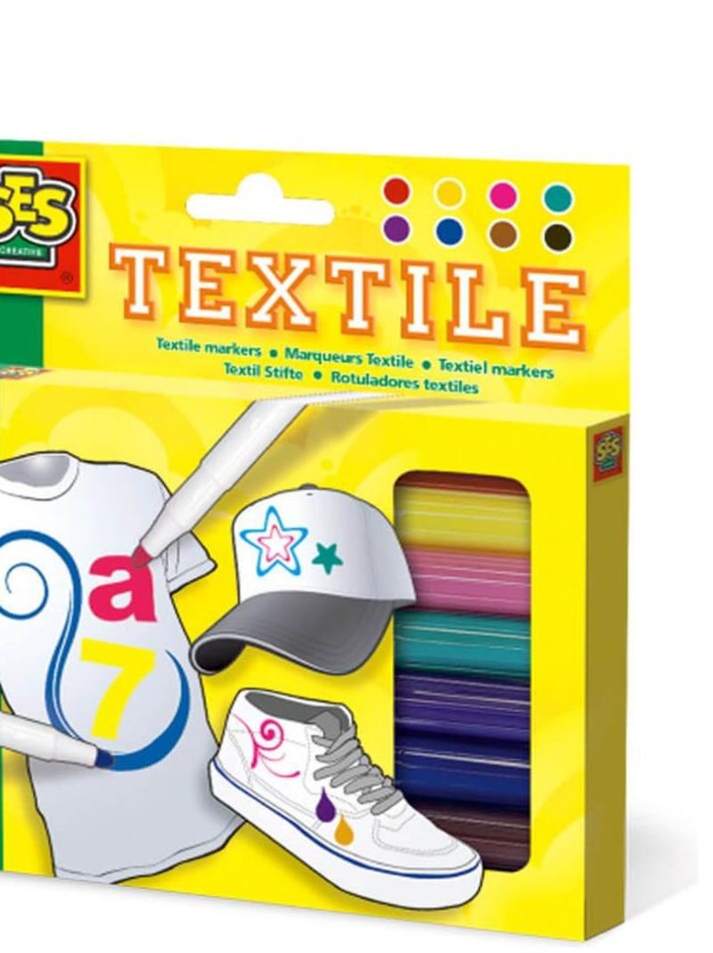 Feutres textiles : Blister de 8 feutres N/A - Kiabi