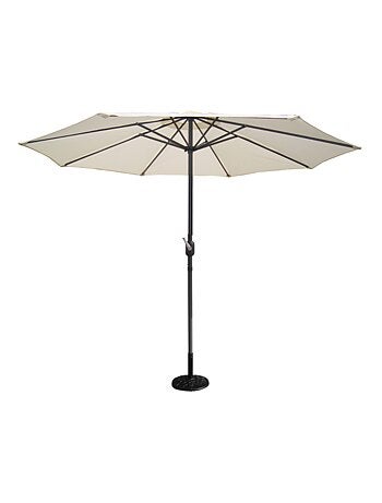 FIGARI Parasol gris droit rond 27 x 27 m