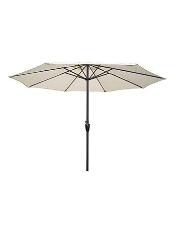 FIGARI Parasol gris droit rond 27 x 27 m