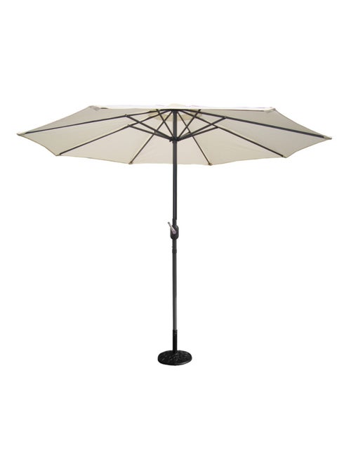 FIGARI Parasol ecru droit rond 27 x 27 m - Kiabi FIGARI Parasol ecru droit rond 27 x 27 m - Kiabi
