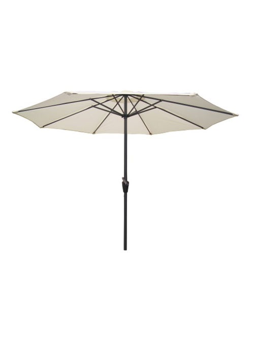 FIGARI Parasol ecru droit rond 27 x 27 m - Kiabi FIGARI Parasol ecru droit rond 27 x 27 m - Kiabi