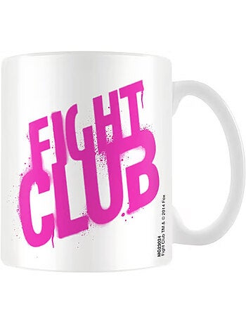 Fight Club - Mug motif/style peinture effet à la bombe 1ST RULE