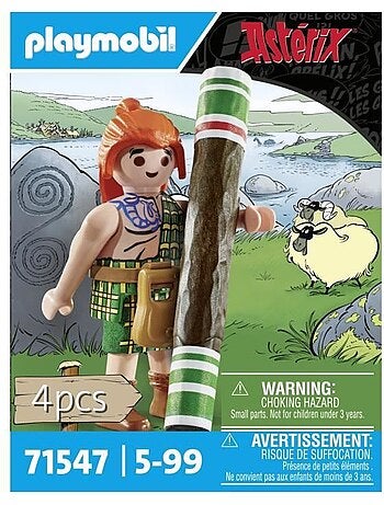 Figurine - Astérix Mac Oloch avec accessoires - PLAYMOBIL Astérix