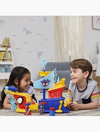 Figurine - Bateau pirates bulles et toiles Water-Webs - HASBRO Marvel Spidey