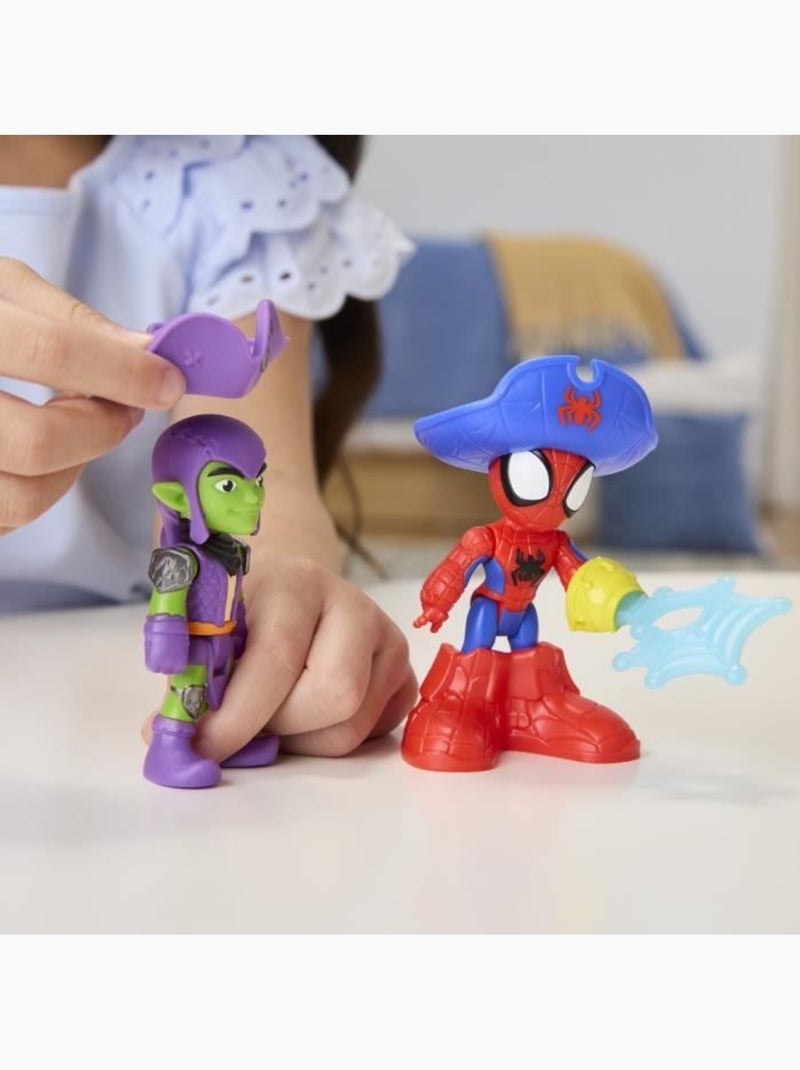 Figurine - bateau pirates bulles et toiles water-webs - hasbro marvel spidey Rouge - Kiabi