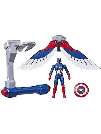 Figurine - captain america commandes de vol - hasbro marvel