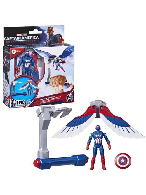 Figurine - captain america commandes de vol - hasbro marvel - Kiabi