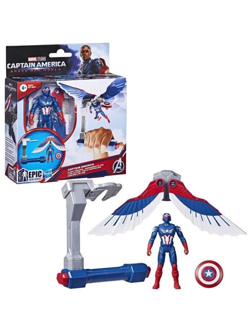 Figurine - captain america commandes de vol - hasbro marvel Blanc - Kiabi