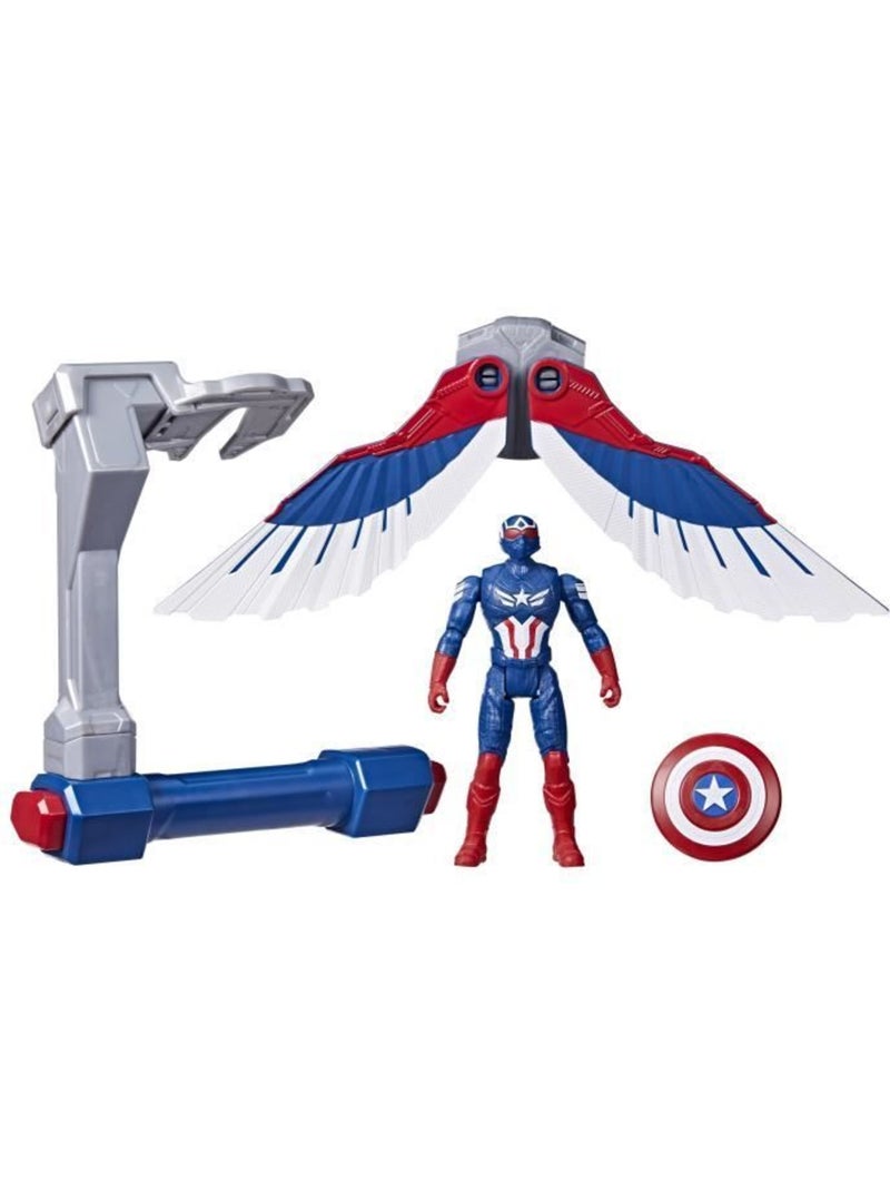 Figurine - captain america commandes de vol - hasbro marvel Blanc - Kiabi