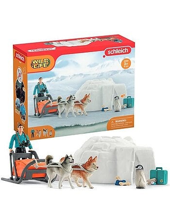 Figurine - Coffret Expédition en Antarctique Wild Life - SCHLEICH
