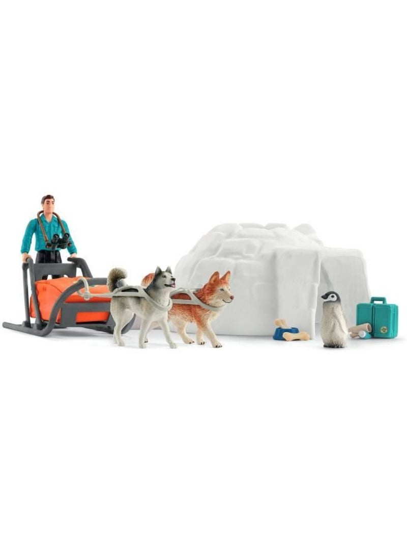 Figurine - coffret expédition en antarctique wild life - schleich Marron - Kiabi