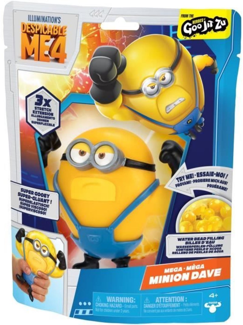 Figurine - goo jit zu - dave 13cm - moi moche et méchant 4 Jaune - Kiabi