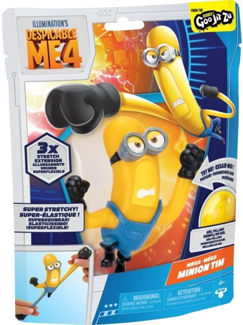 Figurine - goo jit zu - tim 13cm - moi moche et méchant 4 Jaune - Kiabi