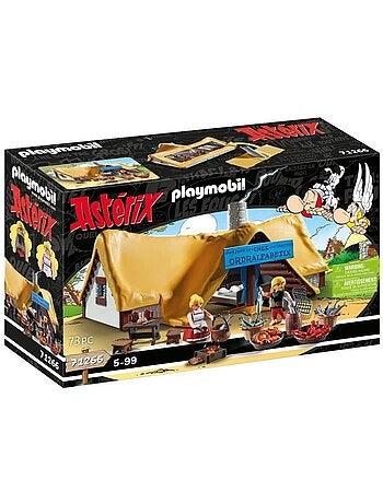 Figurine - Hutte d'Ordralfabétix 73 pièces - PLAYMOBIL Astérix
