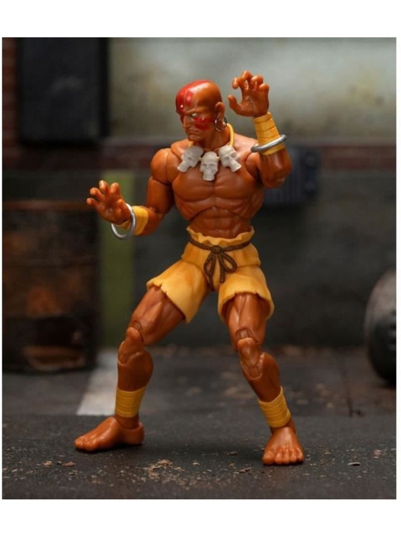 Figurine - jada toys - dhalsim - articulée - 15 cm - accessoires interchangeables Multicolore - Kiabi