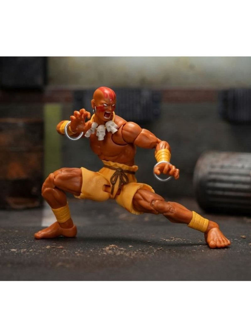 Figurine - jada toys - dhalsim - articulée - 15 cm - accessoires interchangeables Multicolore - Kiabi