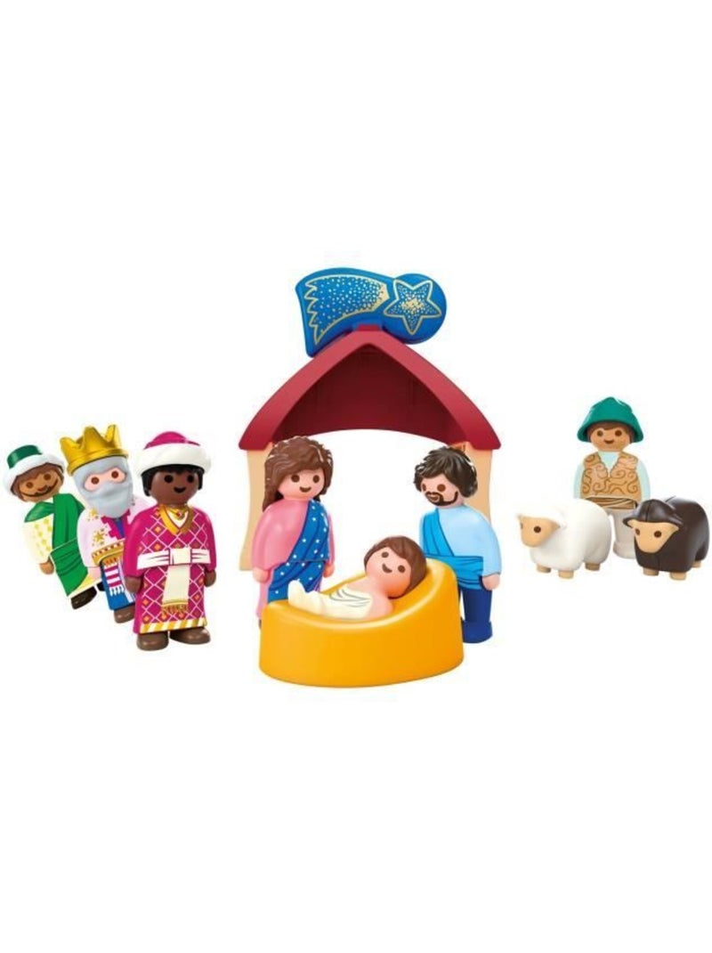 Figurine - Junior La crèche de Noël 72001, 14 pièces - PLAYMOBIL N/A - Kiabi
