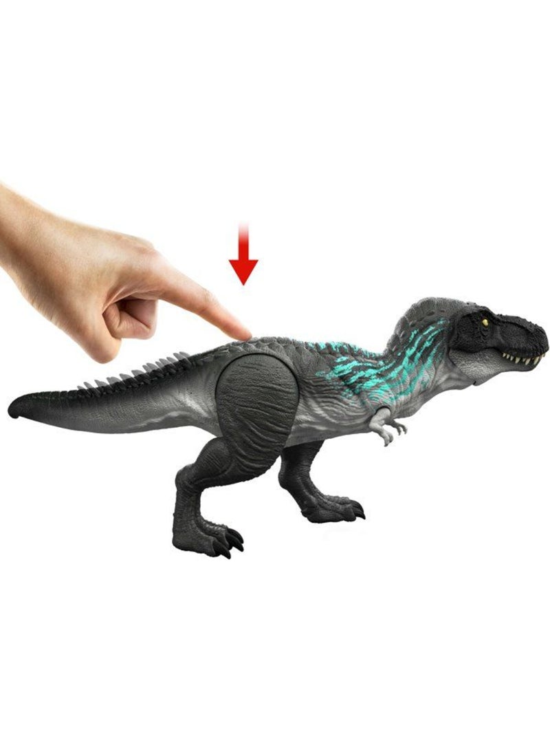 Figurine - jurassic world mattel - t-rex - activation attaque - effets dynamiques Noir - Kiabi