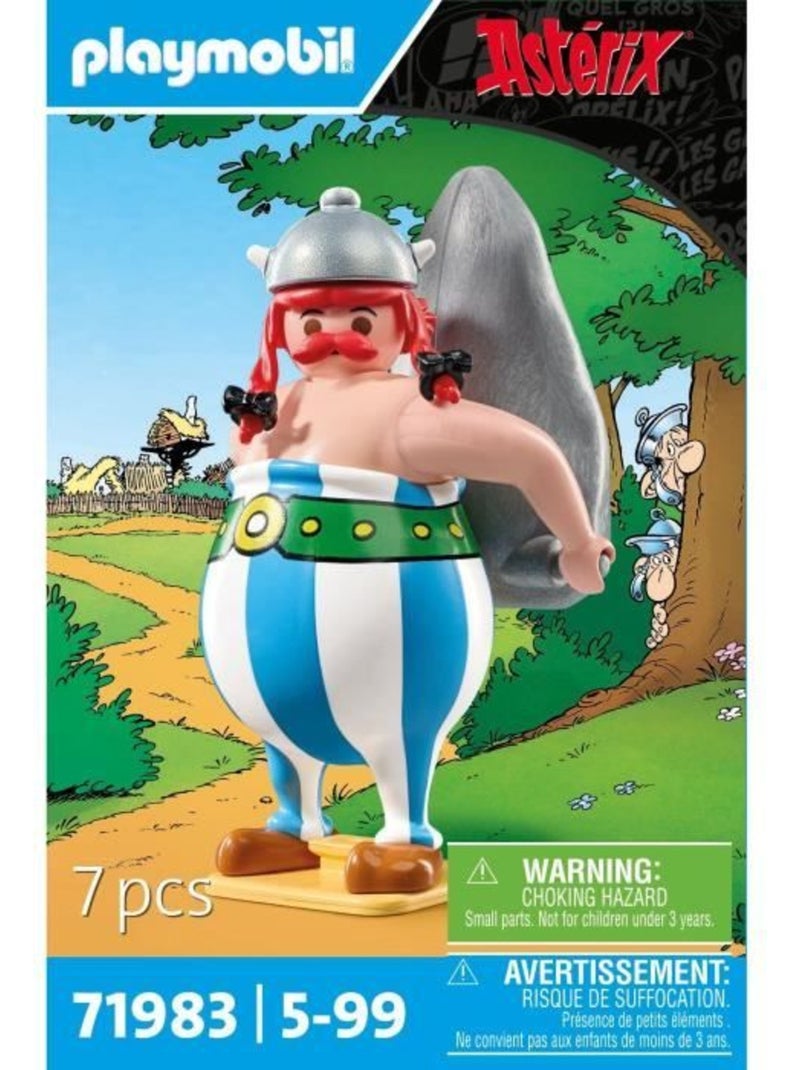 Figurine - Obélix avec ménhir et accessoires - PLAYMOBIL, Astérix N/A - Kiabi