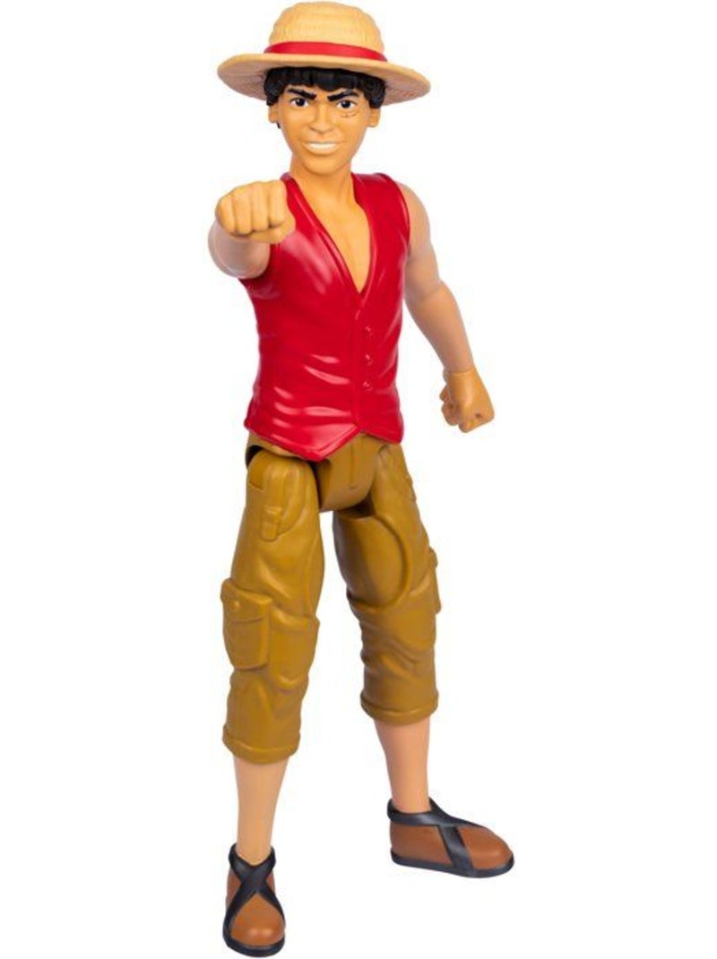 Figurine - one piece - luffy - 30 cm - articulée - netflix Jaune - Kiabi