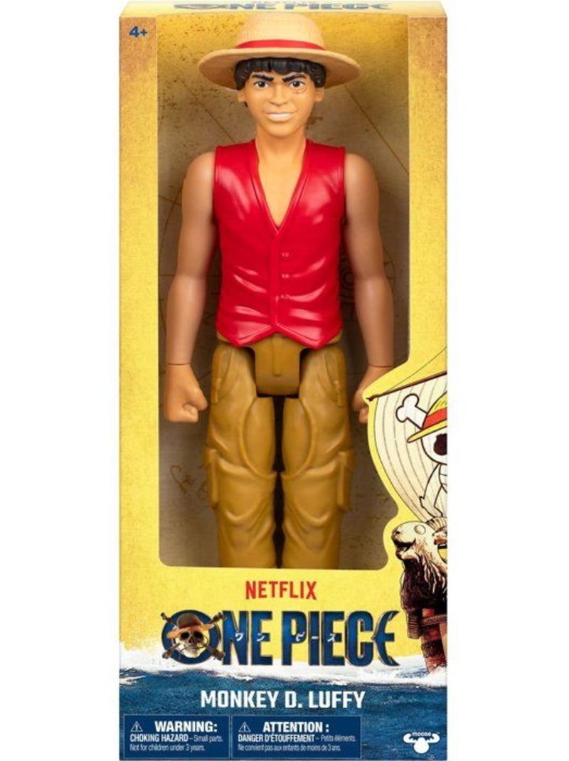 Figurine - one piece - luffy - 30 cm - articulée - netflix Jaune - Kiabi