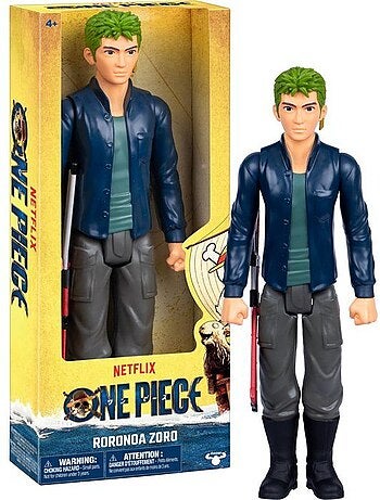 Figurine - one piece - zoro - 30 cm - articulée - netflix