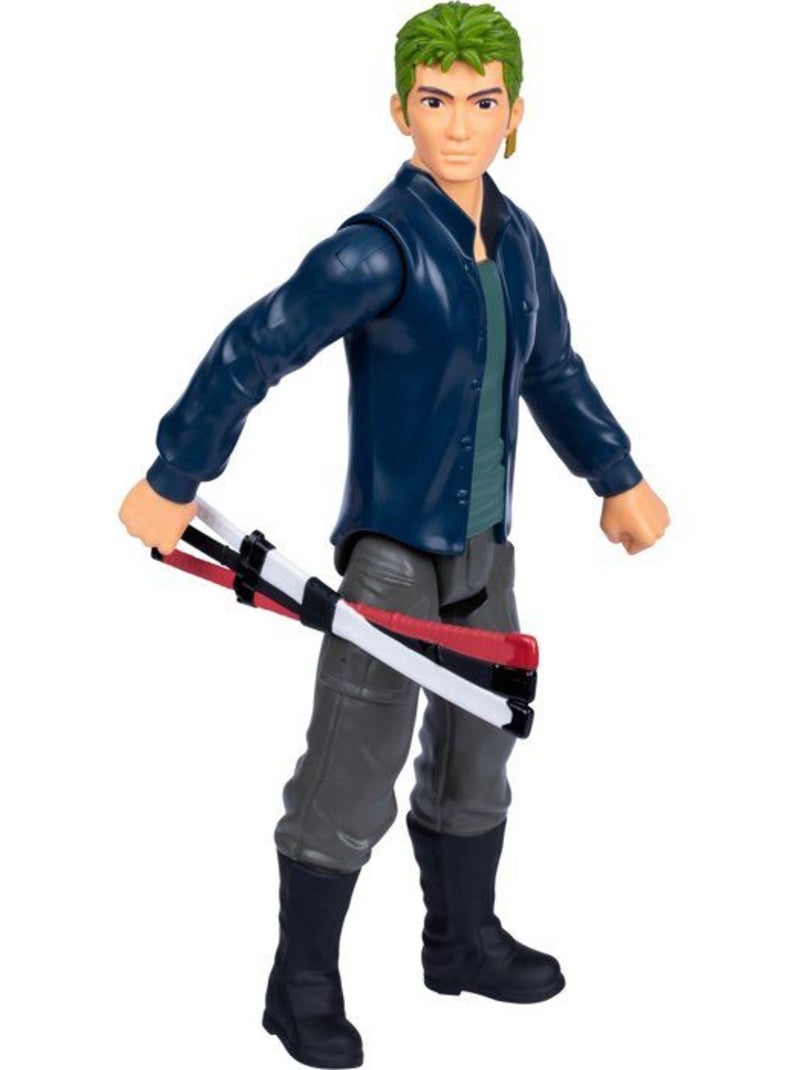 Figurine - one piece - zoro - 30 cm - articulée - netflix Jaune - Kiabi