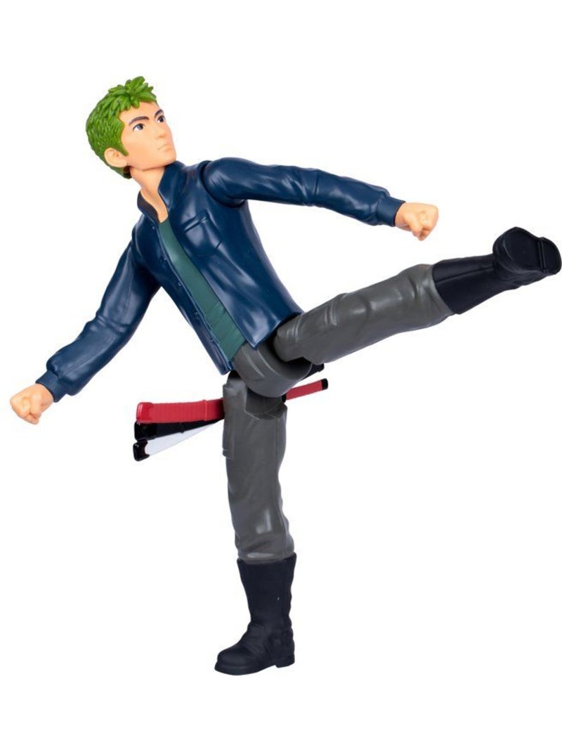 Figurine - one piece - zoro - 30 cm - articulée - netflix Jaune - Kiabi