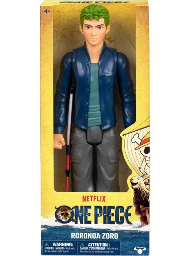 Figurine - one piece - zoro - 30 cm - articulée - netflix Jaune - Kiabi
