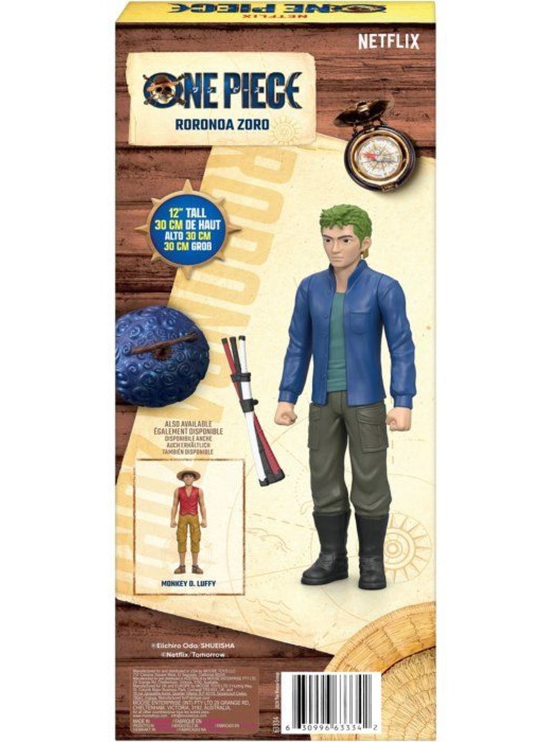 Figurine - one piece - zoro - 30 cm - articulée - netflix Jaune - Kiabi